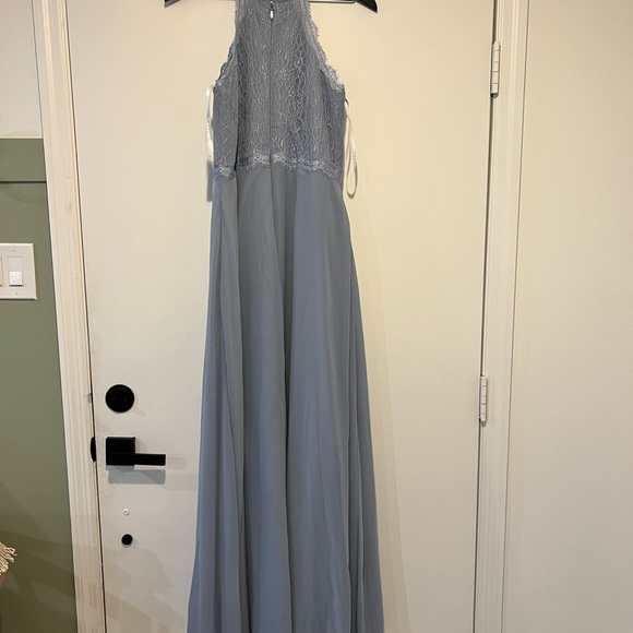 Azazie bridesmaid dress dusty blue - Picture 6 of 11